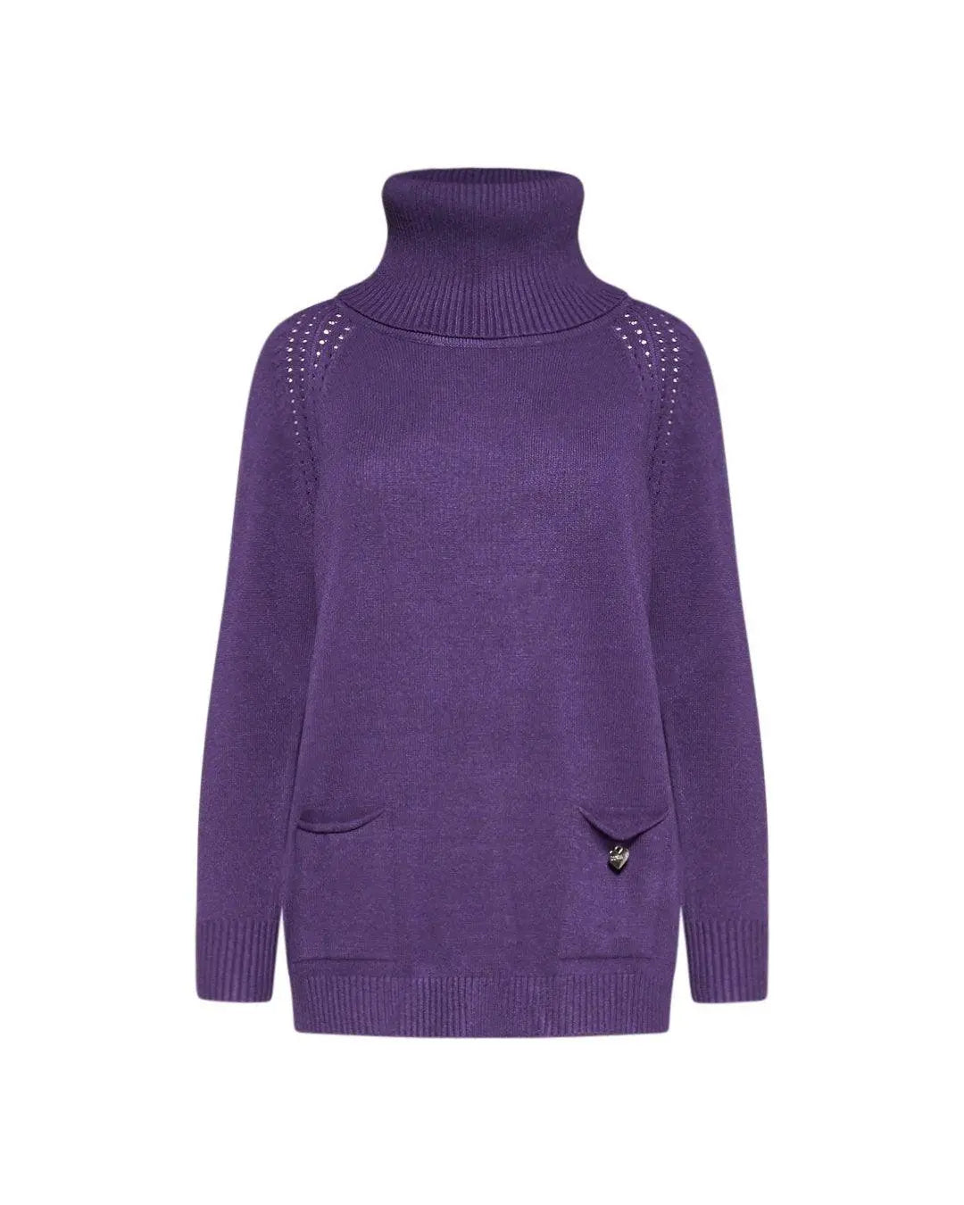 Maglia girocollo LAVANDA DORABELLA PIU'