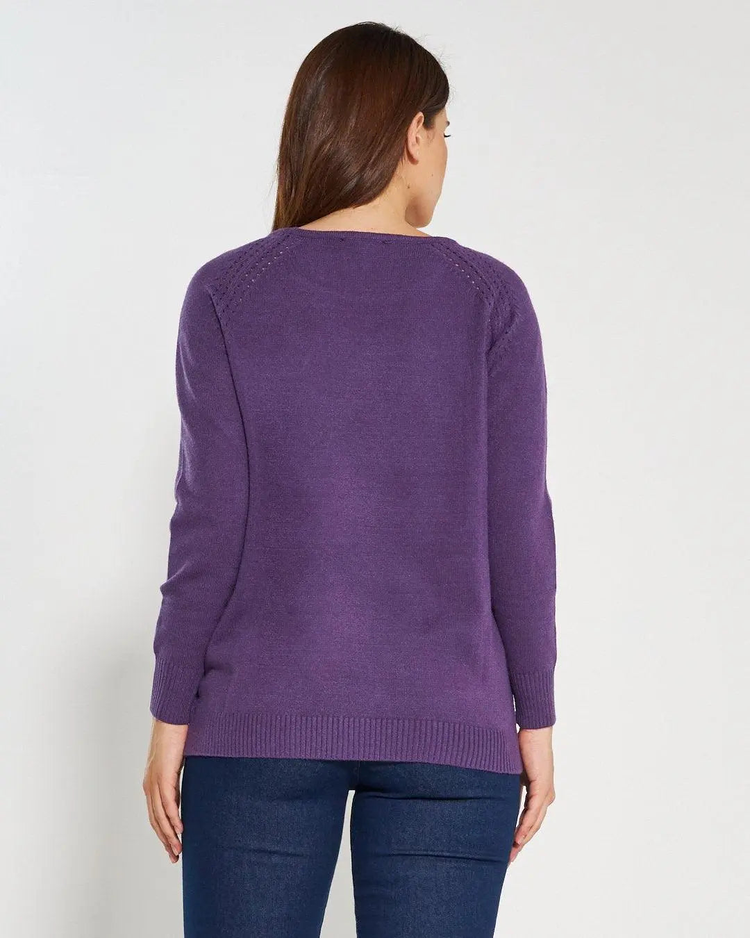 Maglia girocollo LAVANDA DORABELLA PIU'
