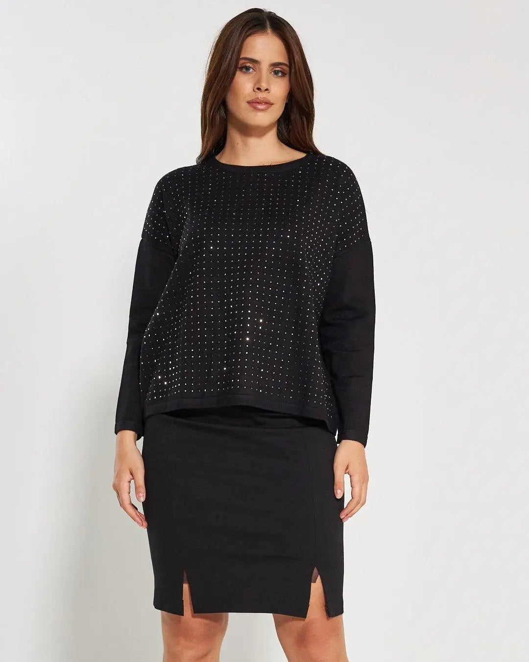 Maglia girocollo NERO DORABELLA