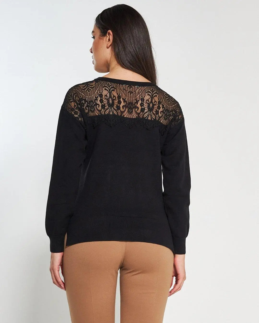 Maglia girocollo NERO DORABELLA