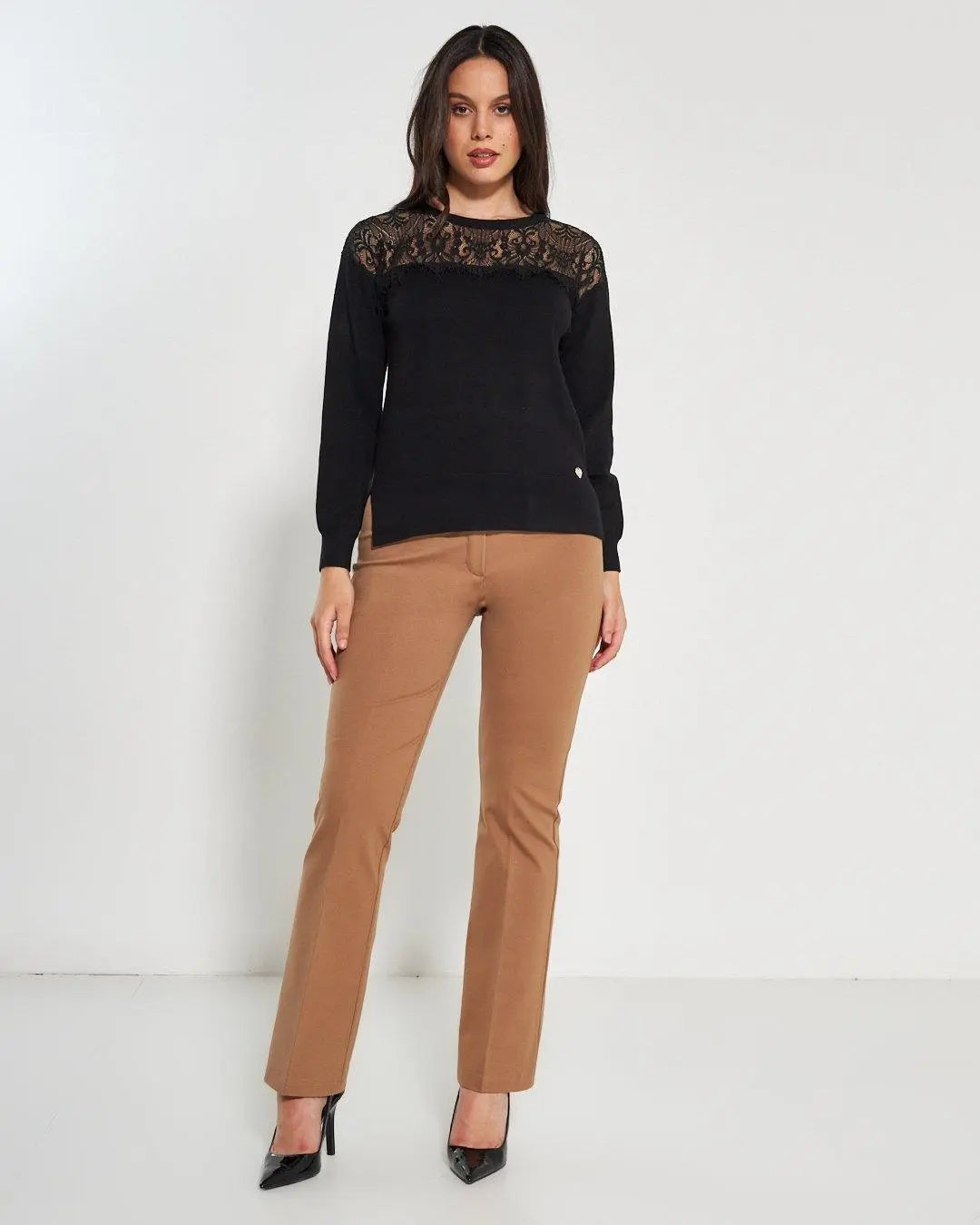 Maglia girocollo NERO DORABELLA