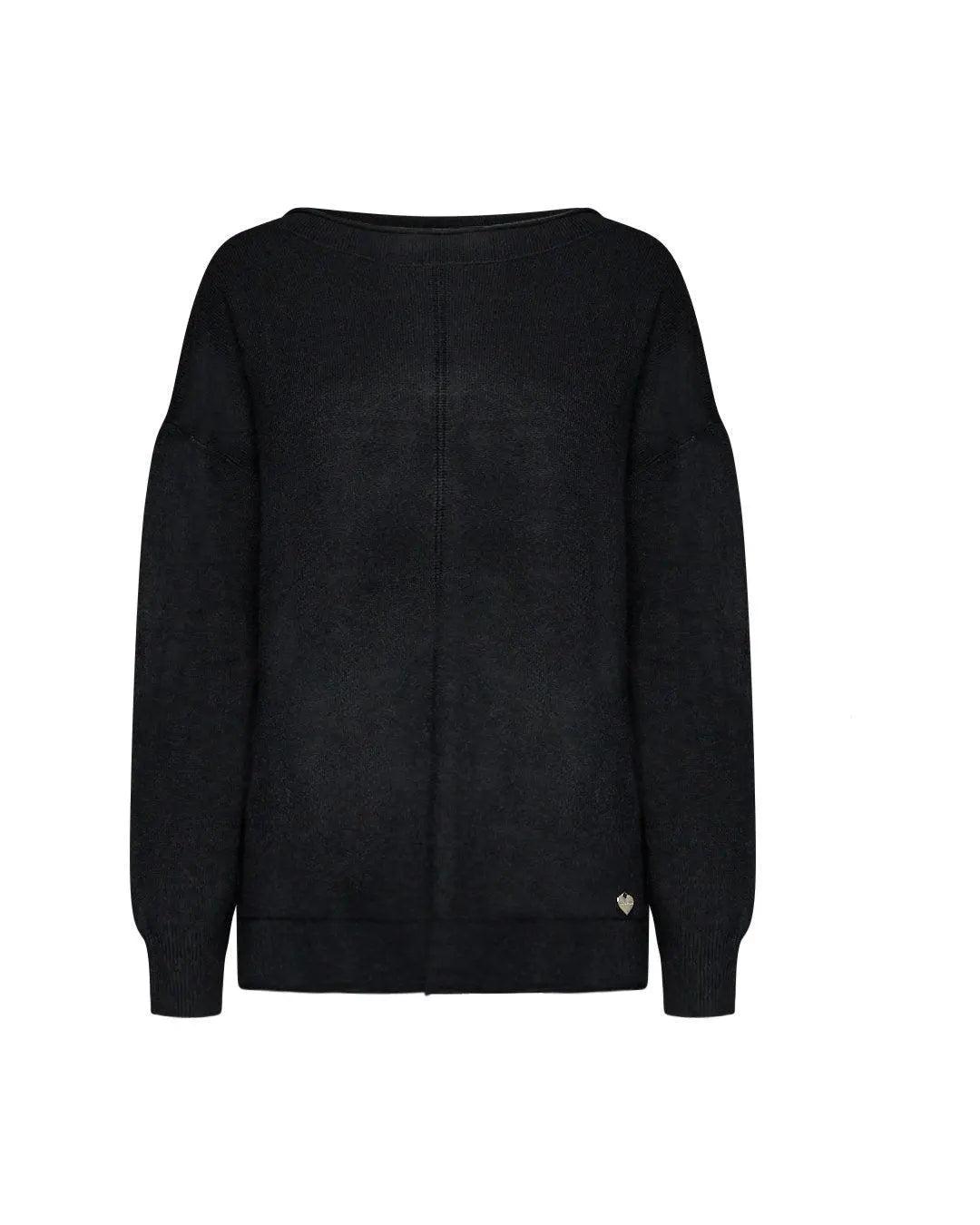 Maglia girocollo NERO DORABELLA PIU'