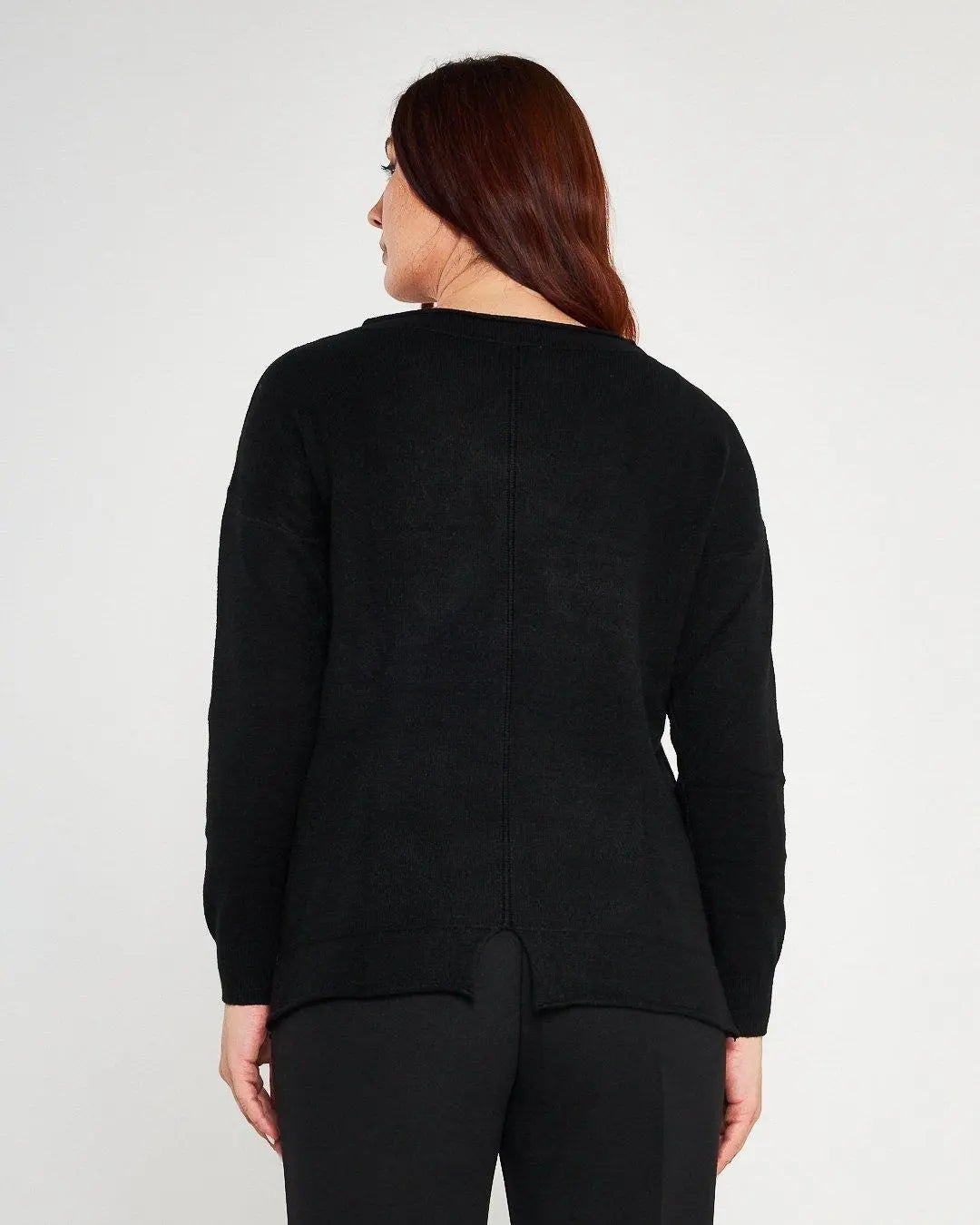 Maglia girocollo NERO DORABELLA PIU'