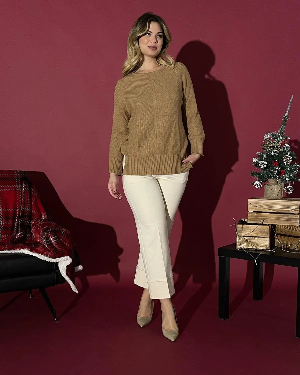 Maglia girocollo NOCCIOLA DORABELLA