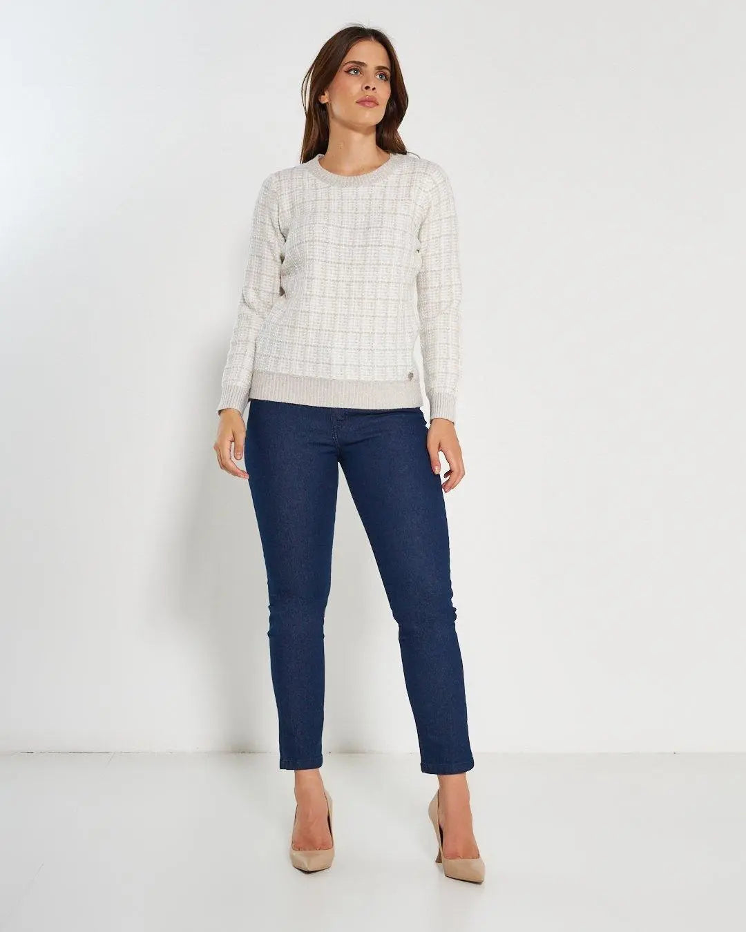 Maglia girocollo OFF WHITE DORABELLA