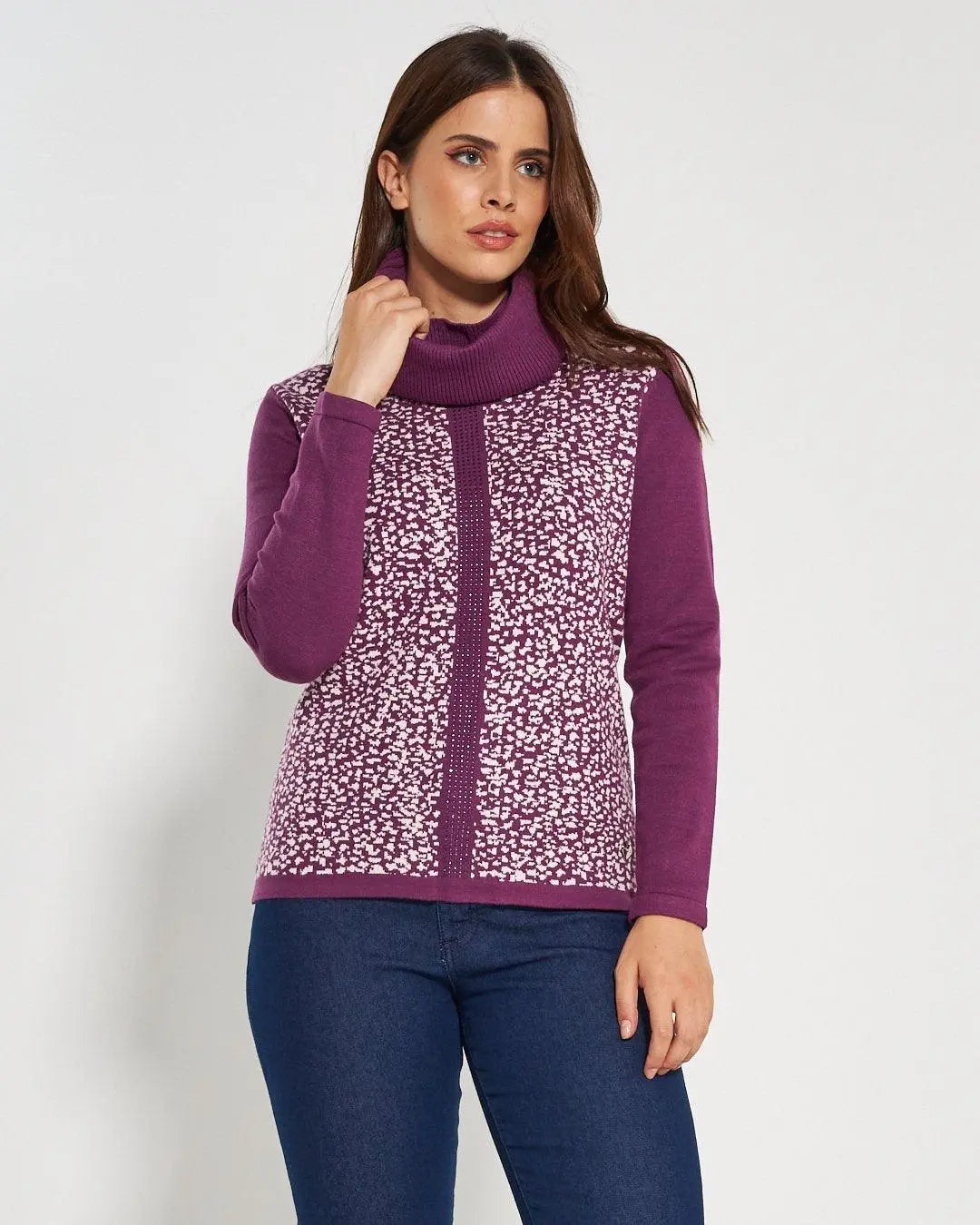 Maglia girocollo ORCHIDEA DORABELLA XL