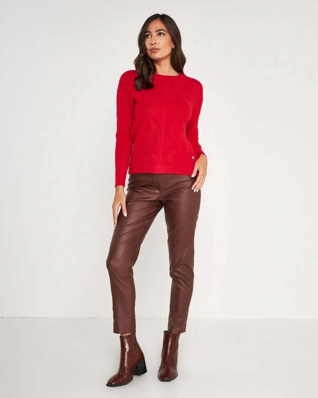 Maglia girocollo ROSSO DORABELLA