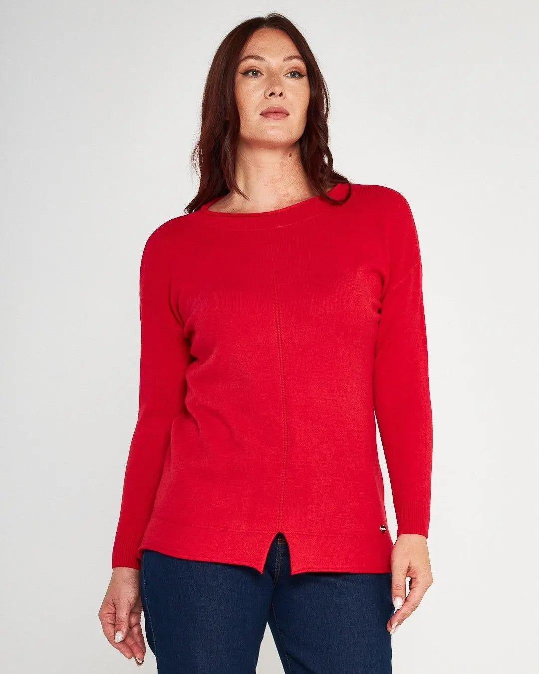 Maglia girocollo ROSSO DORABELLA PIU'