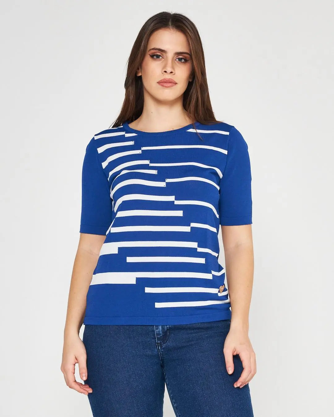 Maglia girocollo ROYAL BLUE DORABELLA XL