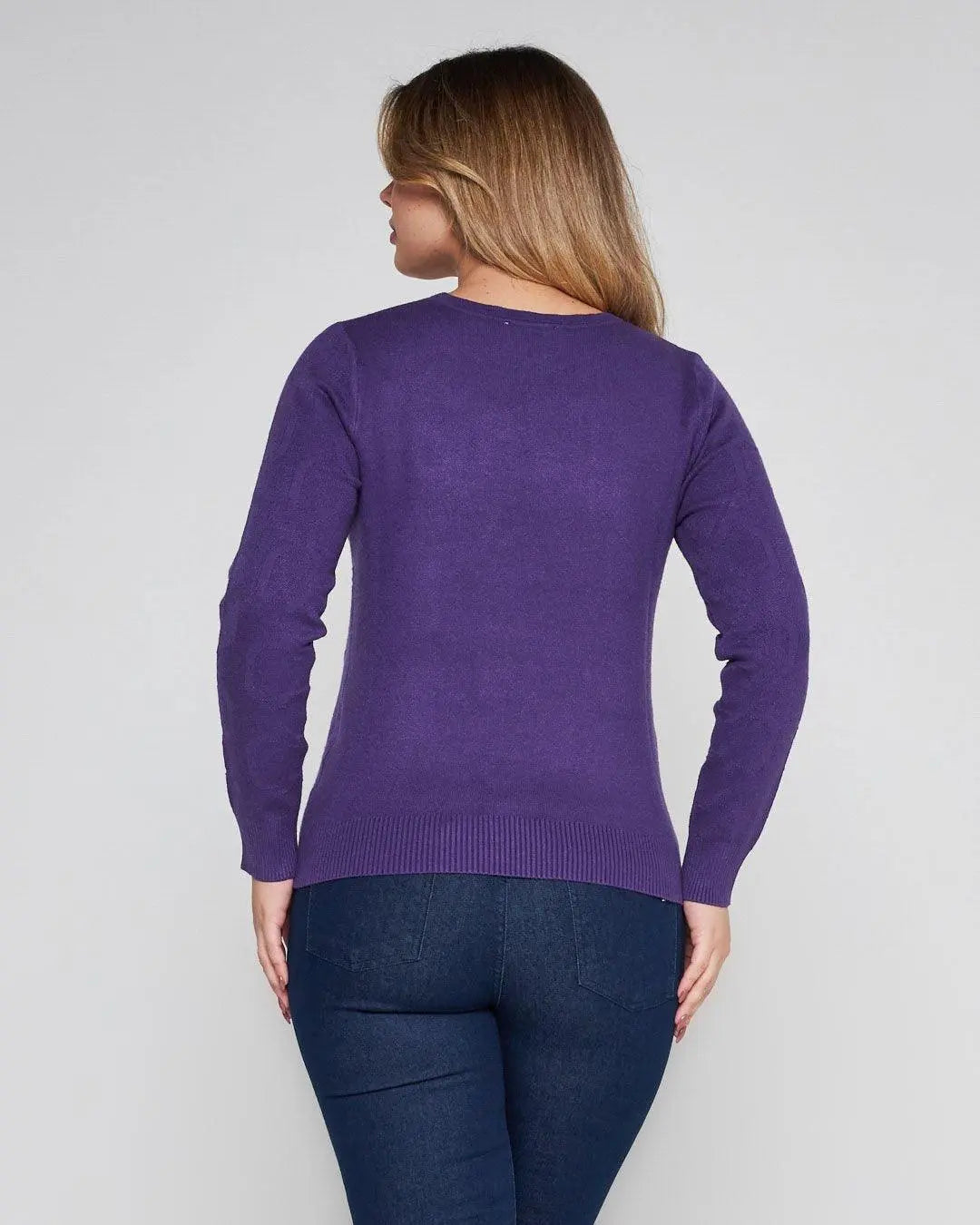 Maglia girocollo con accessori VIOLA DORABELLA