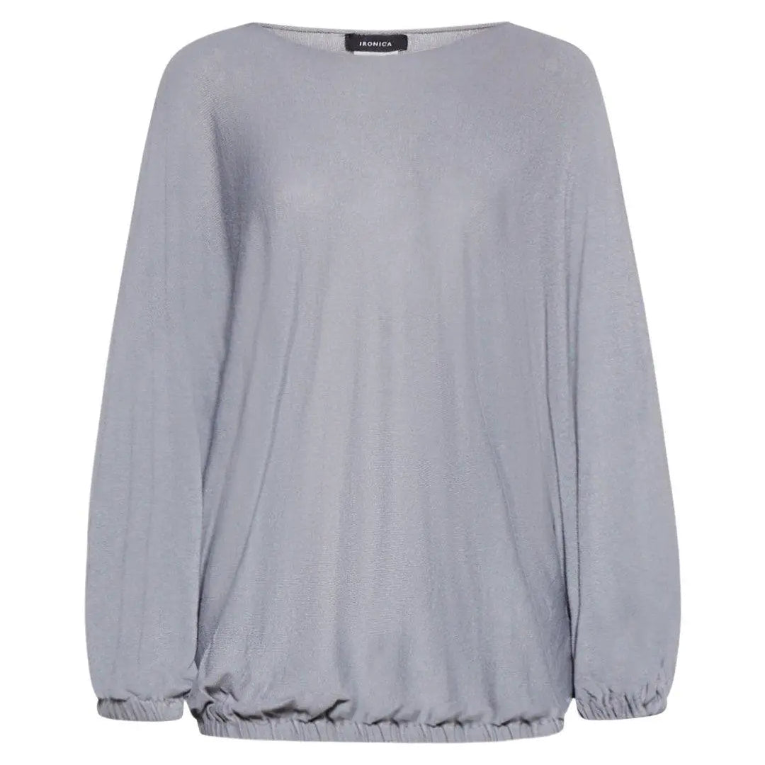 Maglia girocollo coulisse POLVERE IRONICA XL