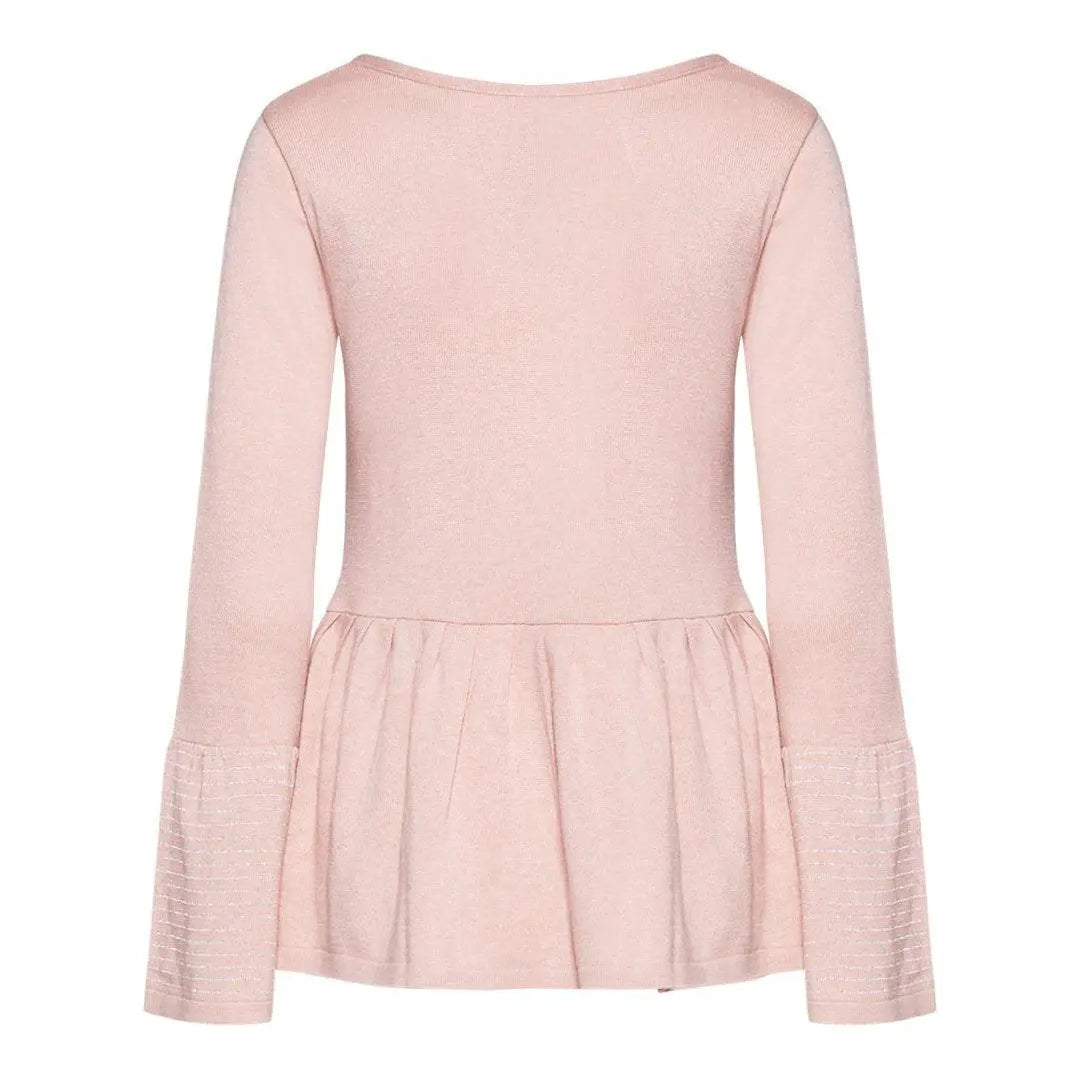 Maglia girocollo lurex ROSA IRONICA