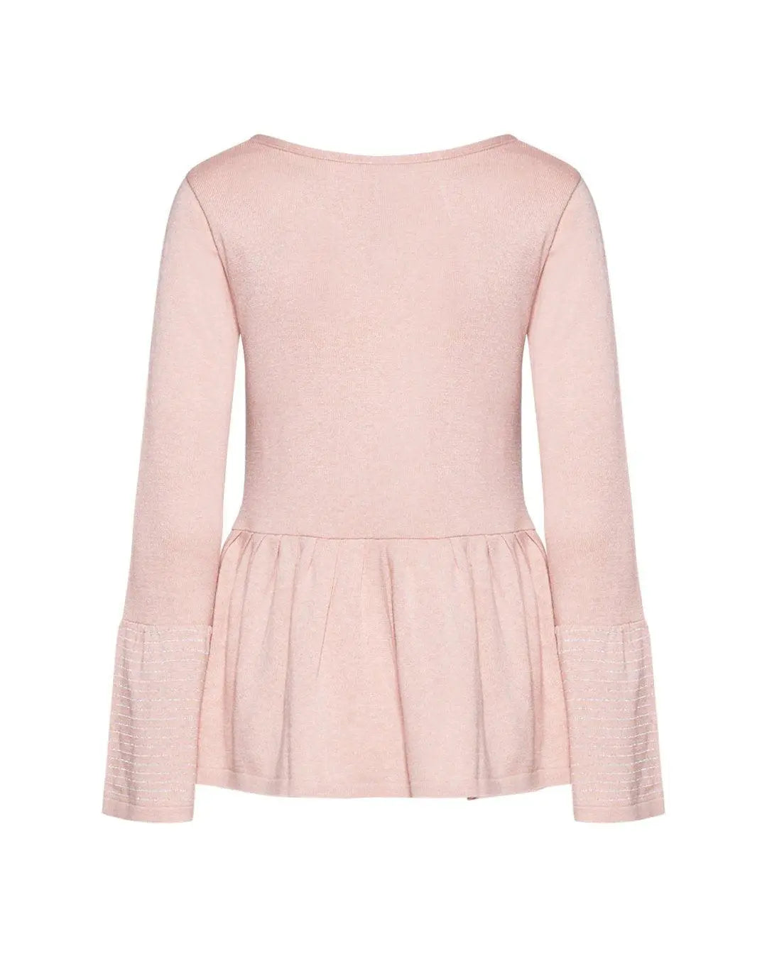 Maglia girocollo lurex ROSA IRONICA