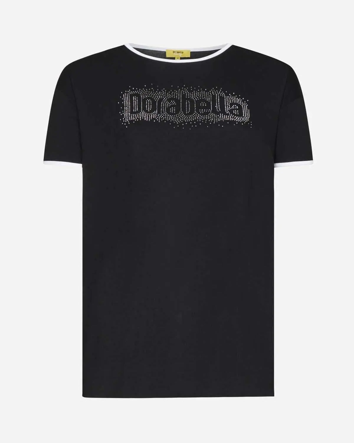 Maglia girocollo paillettes NERO DORABELLA CURVY