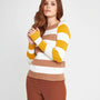Maglia girocollo righe OFF WHITE DORABELLA