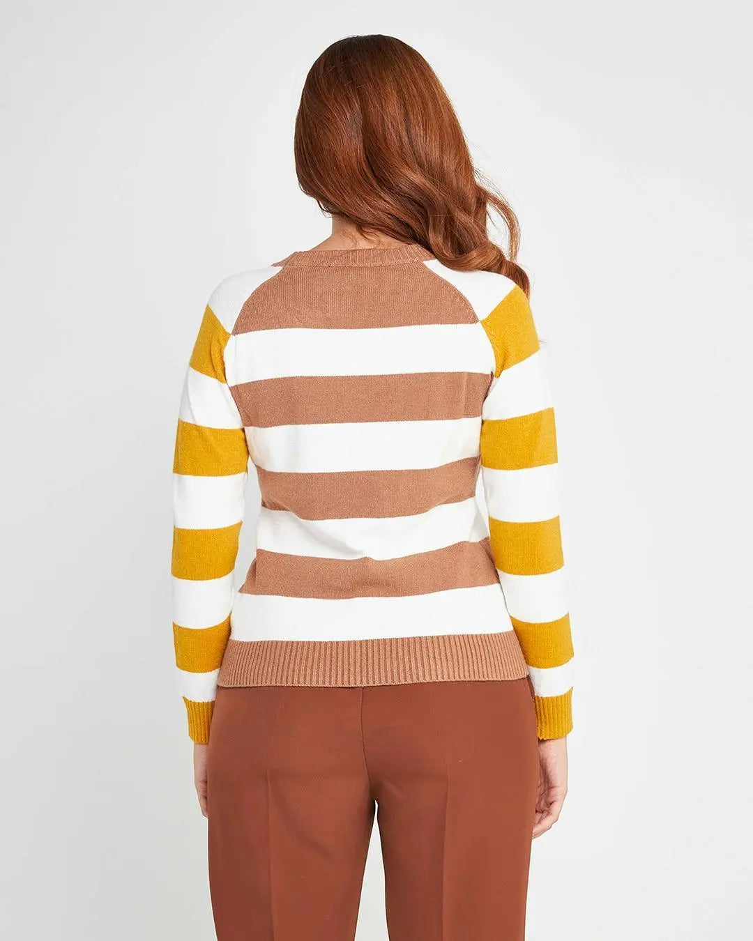 Maglia girocollo righe OFF WHITE DORABELLA