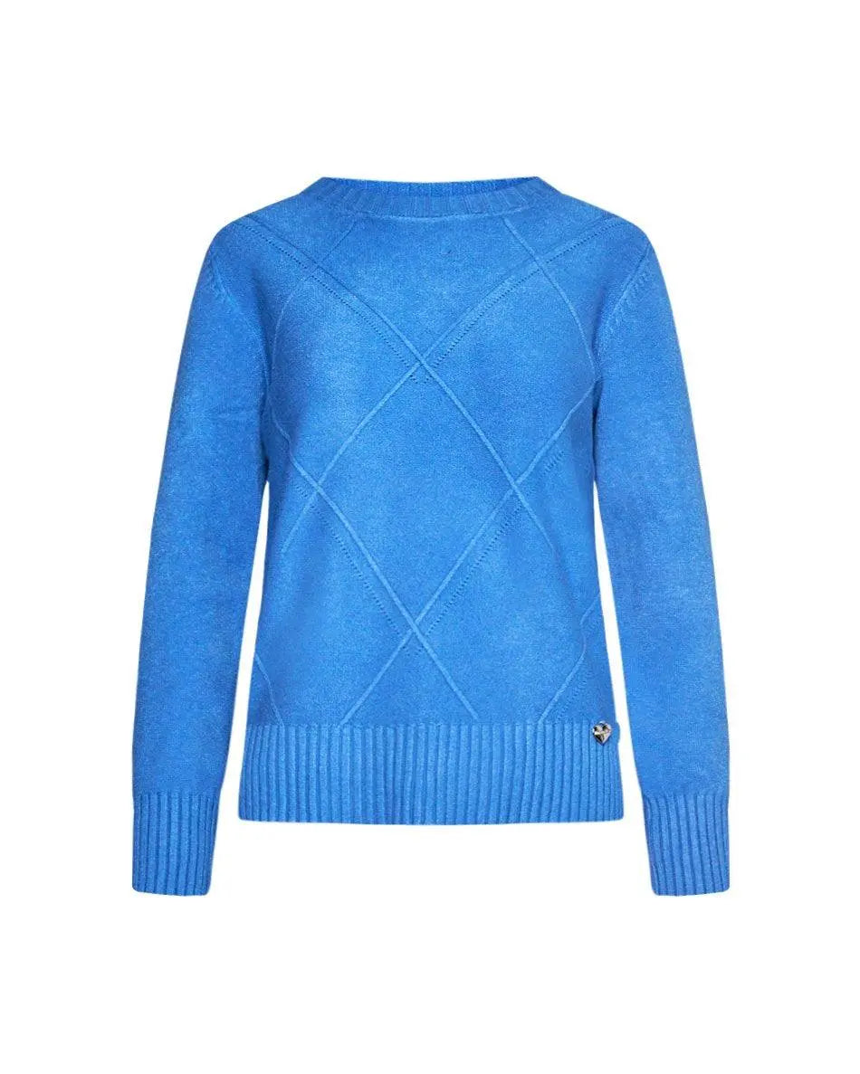 Maglia girocollo rombi CARTA DA ZUCCHERO DORABELLA