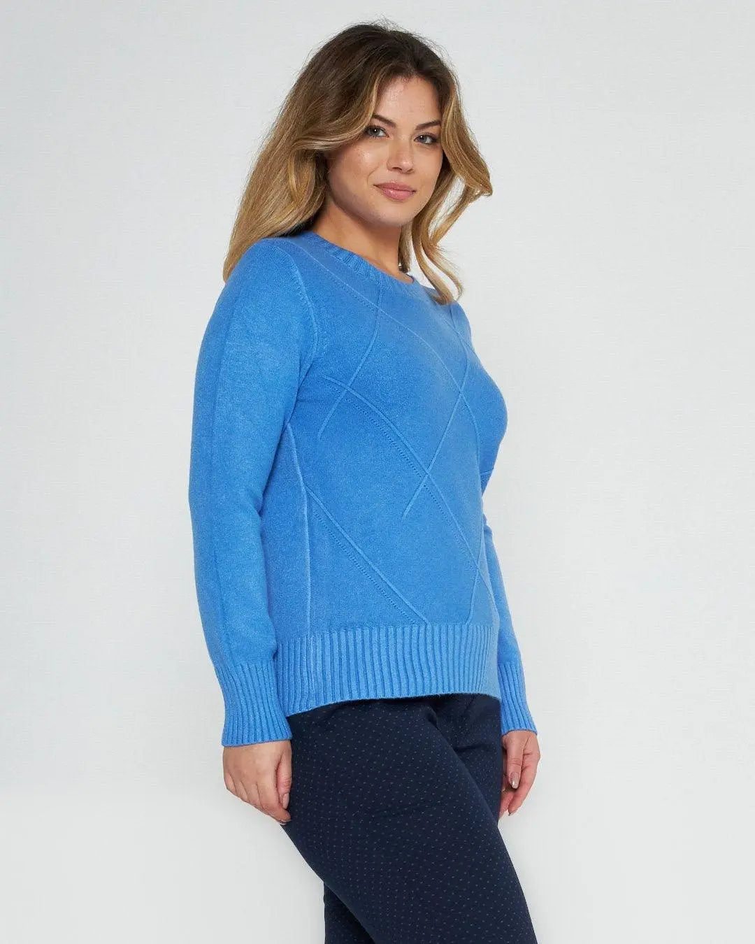 Maglia girocollo rombi CARTA DA ZUCCHERO DORABELLA