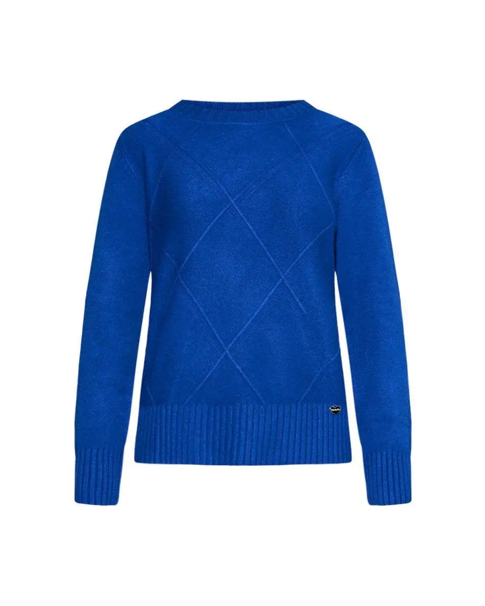 Maglia girocollo rombi TAMPONE DORABELLA