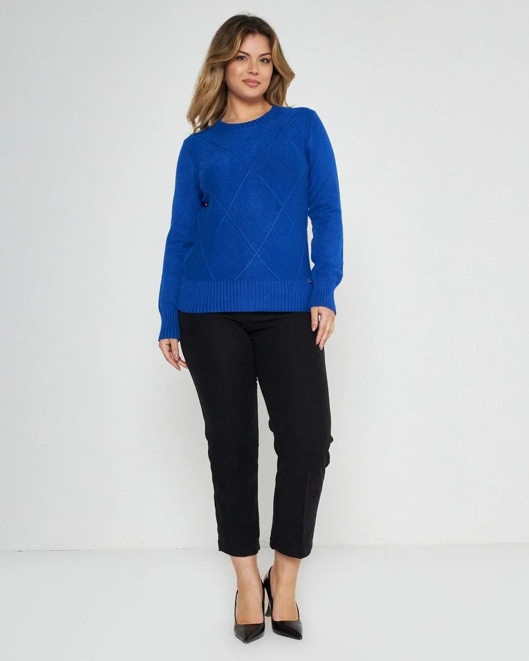 Maglia girocollo rombi TAMPONE DORABELLA