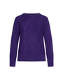 Maglia girocollo rombi VIOLA DORABELLA