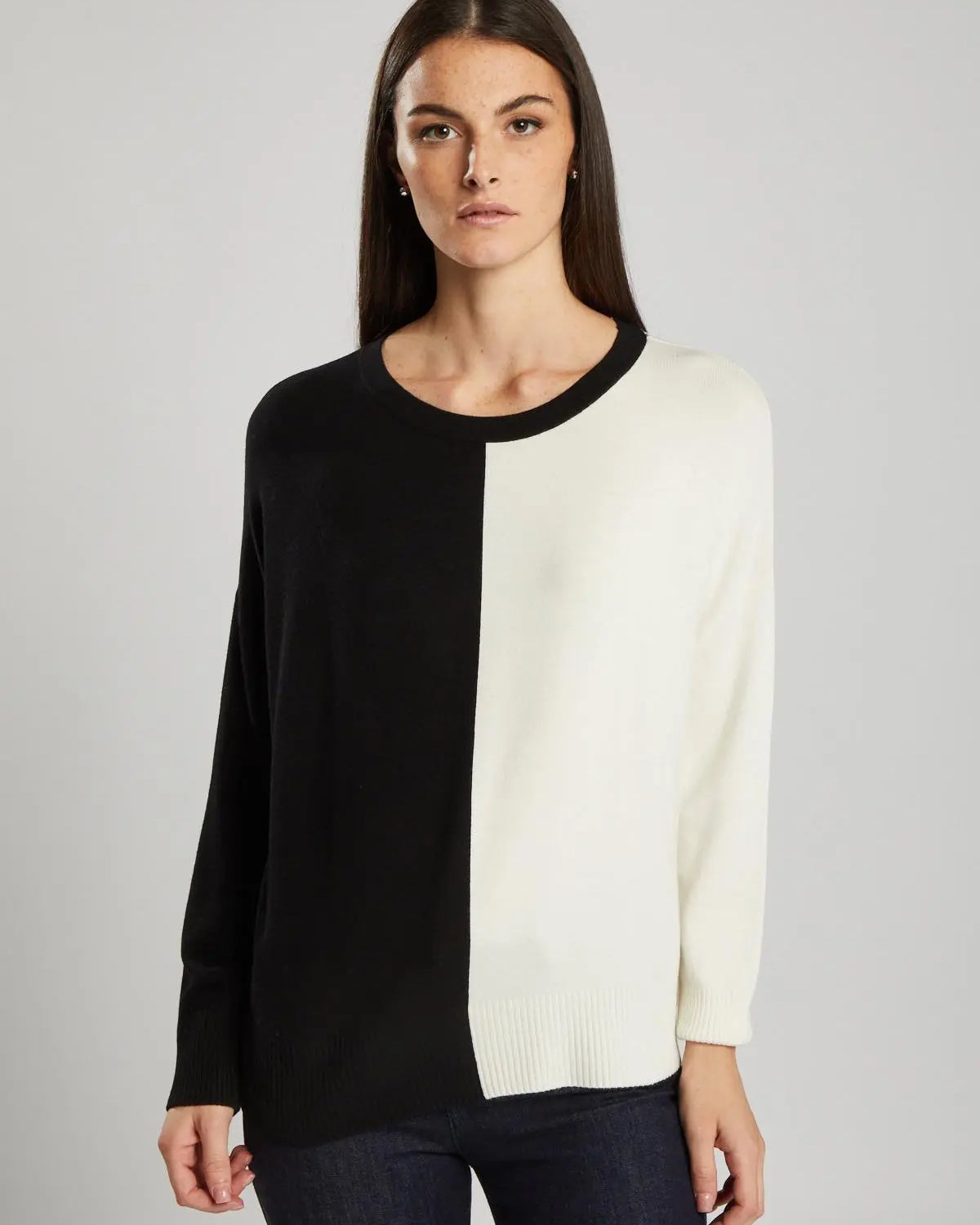 Maglia in doppia colorazione NERO IRONICA M-L