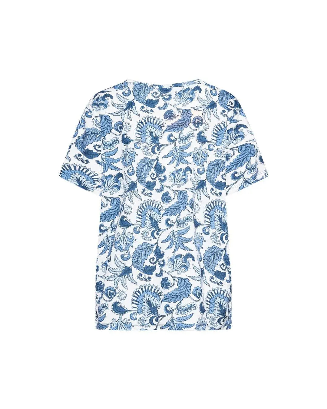 Maglia in fantasia BLU-PANNA DORABELLA