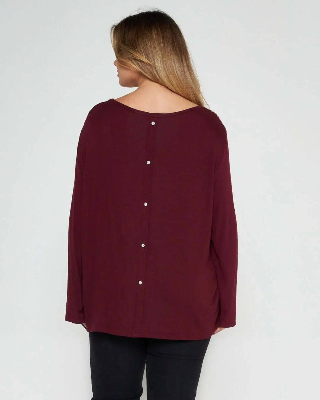 Maglia in fantasia BORDEAUX DORABELLA PIU'