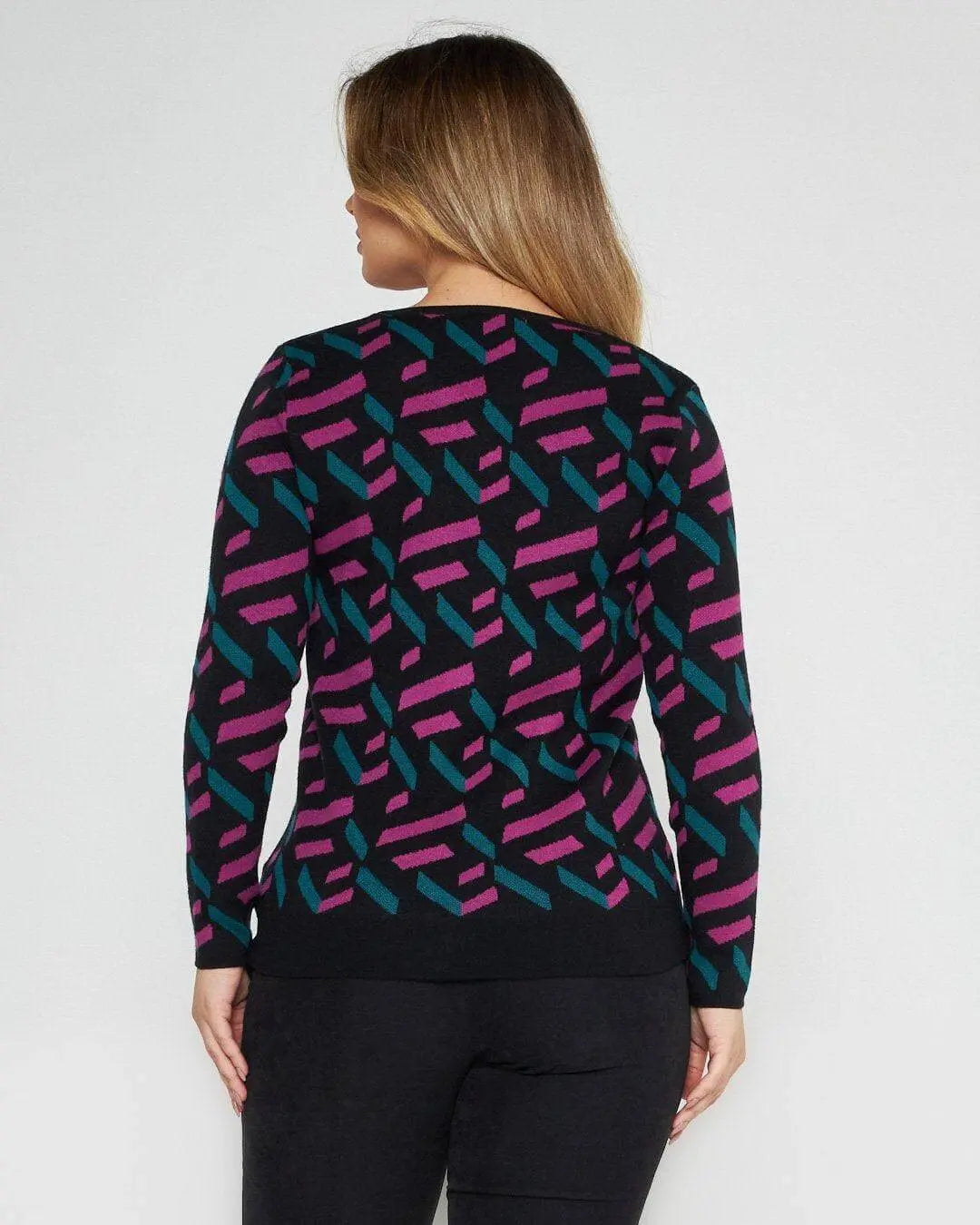 Maglia in fantasia CICLAMINO DORABELLA