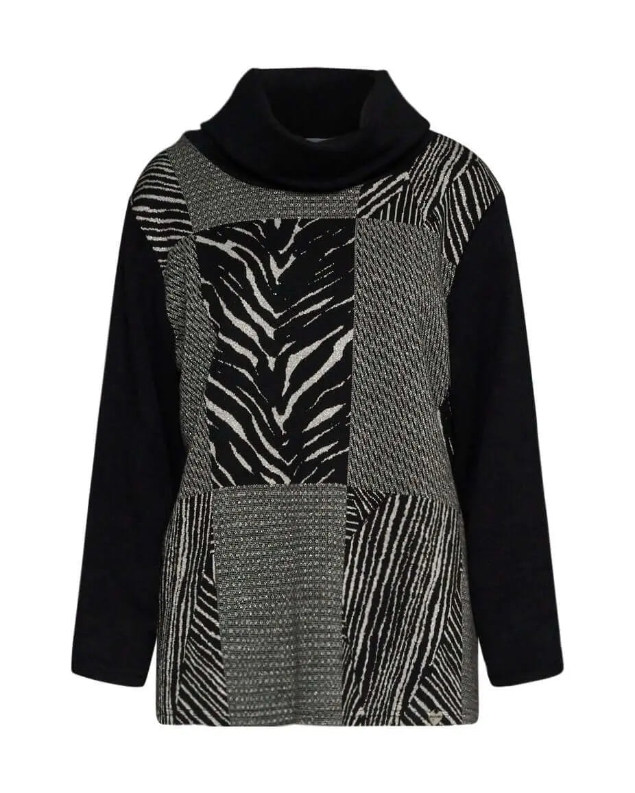 Maglia in fantasia NERO DORABELLA