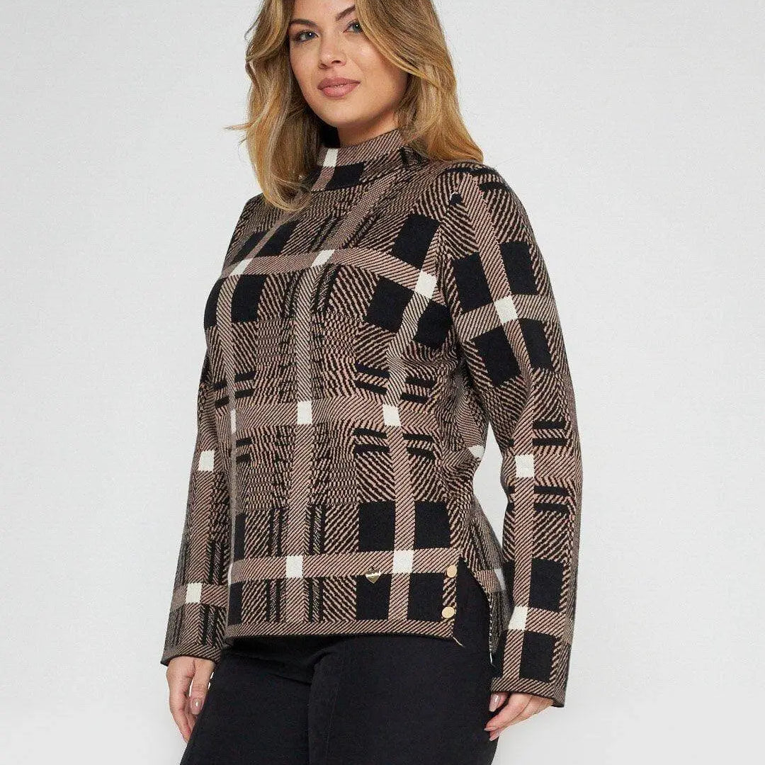 Maglia in fantasia NERO DORABELLA XXL