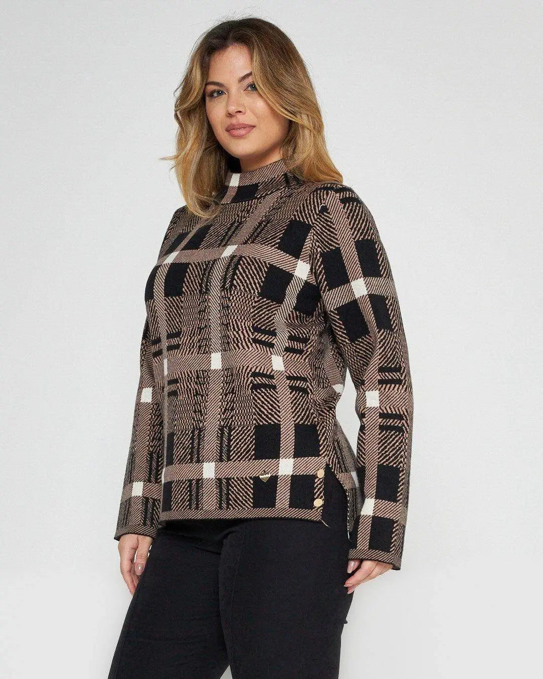 Maglia in fantasia NERO DORABELLA XXL