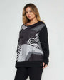 Maglia in fantasia NERO DORABELLA PIU' 55