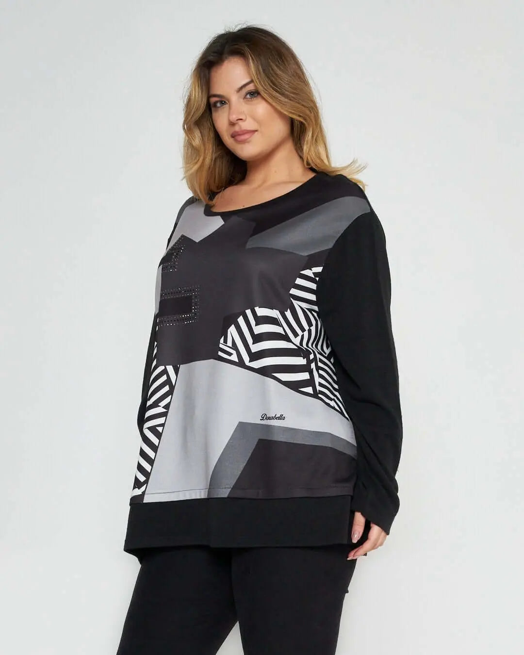 Maglia in fantasia NERO DORABELLA PIU' 55