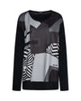Maglia in fantasia NERO DORABELLA PIU'