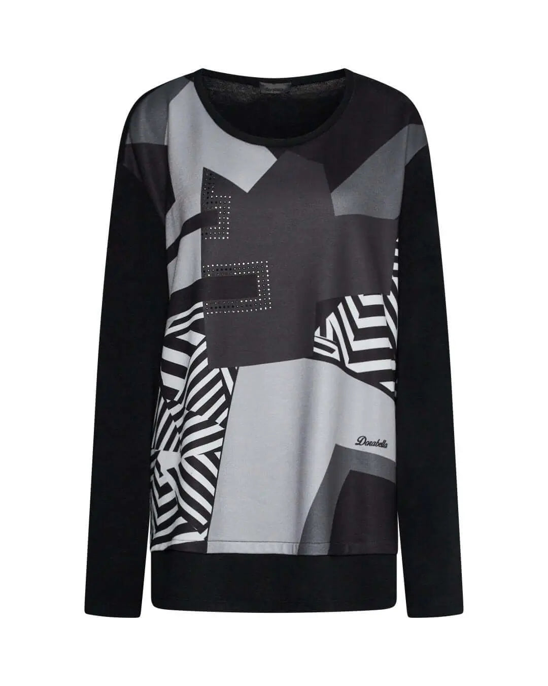Maglia in fantasia NERO DORABELLA PIU'