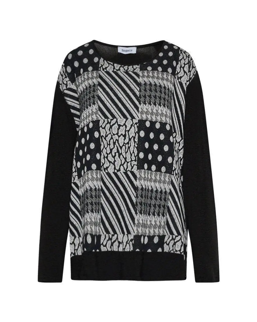 Maglia in fantasia NERO DORABELLA PIU' 55