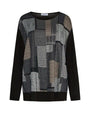Maglia in fantasia NERO-GRIGIO DORABELLA PIU'