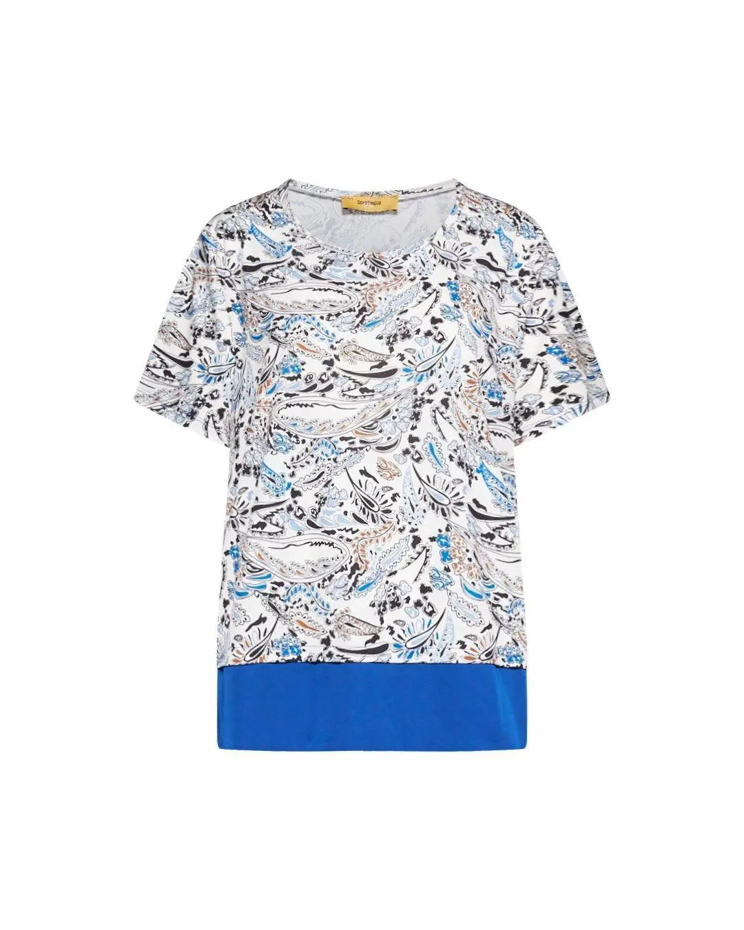 Maglia in fantasia NERO-PANNA DORABELLA 49