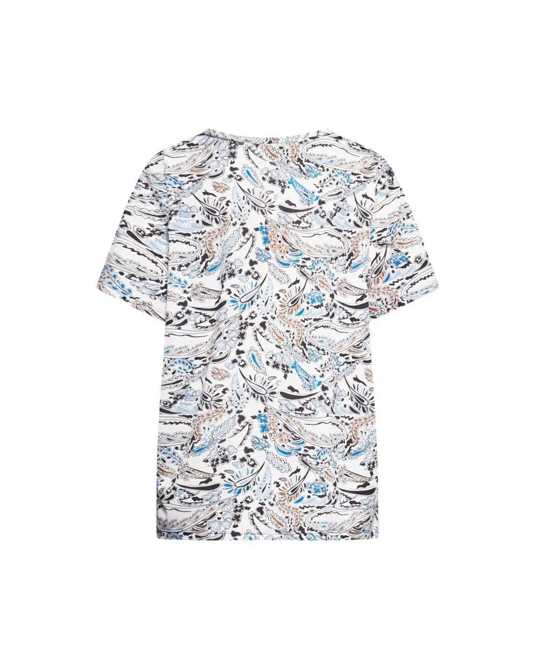 Maglia in fantasia NERO-PANNA DORABELLA