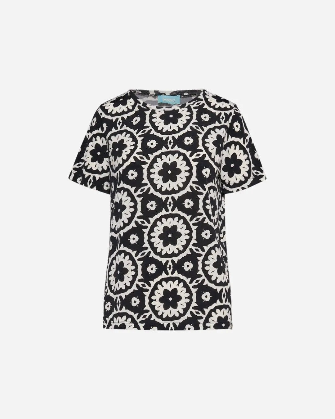 Maglia in fantasia PANNA-NERO DORABELLA XXL