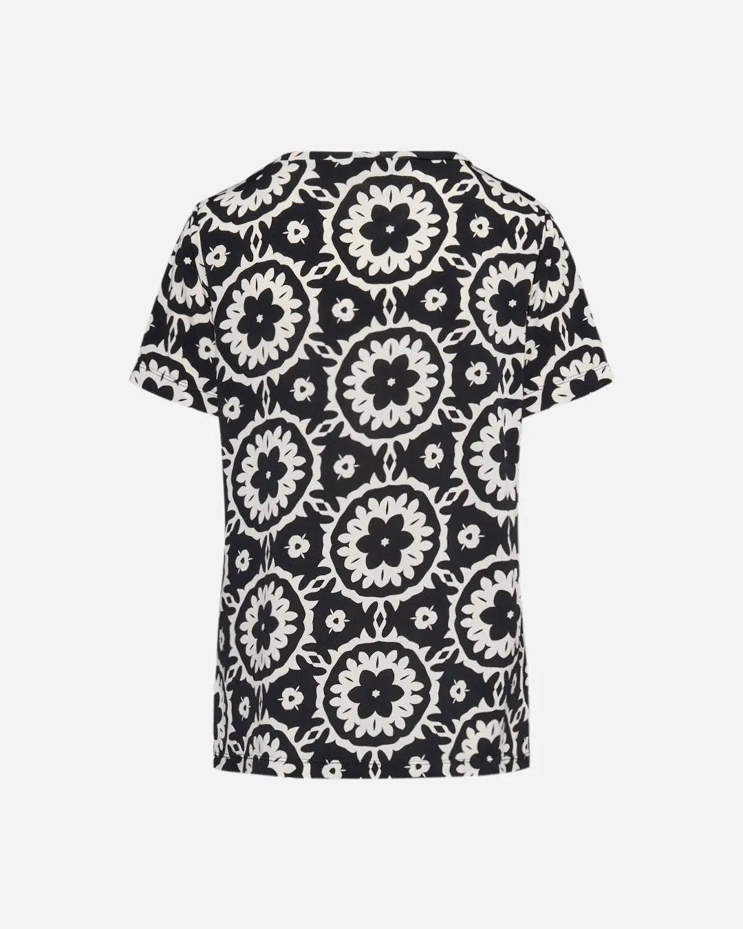 Maglia in fantasia PANNA-NERO DORABELLA