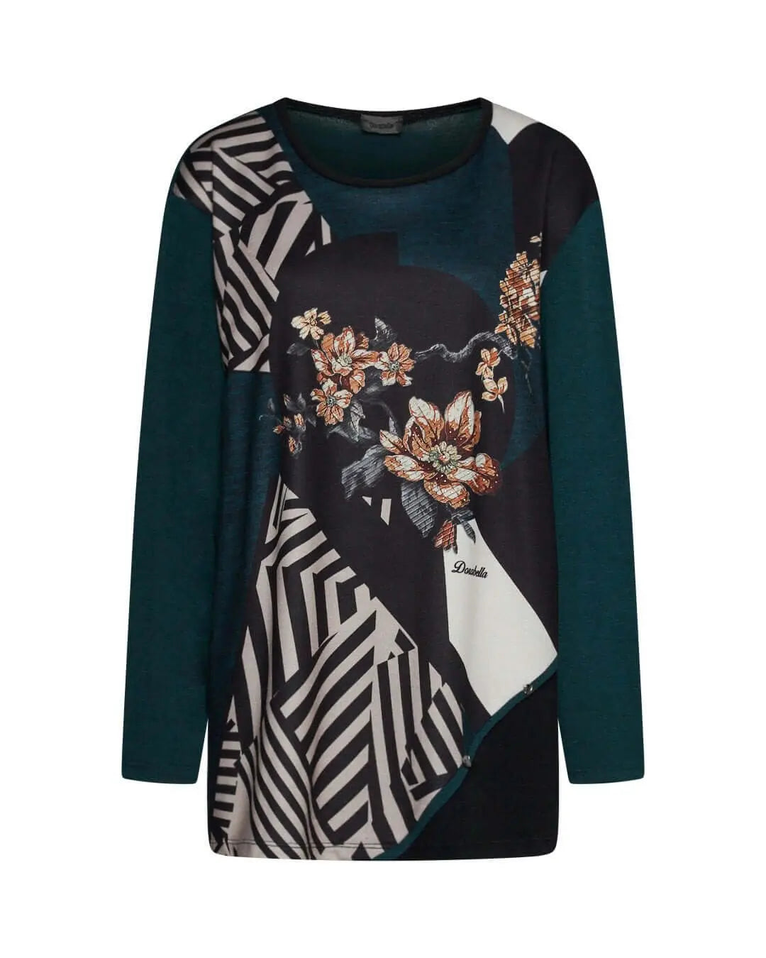 Maglia in fantasia VERDE DORABELLA PIU'