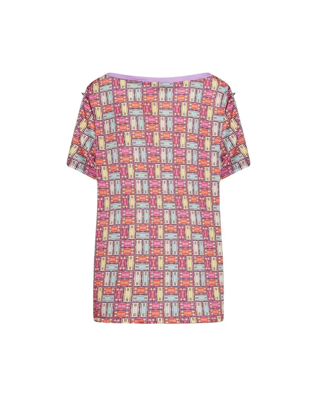 Maglia in fantasia con dettaglio bottoncini CIPOLLA DORABELLA PIU'