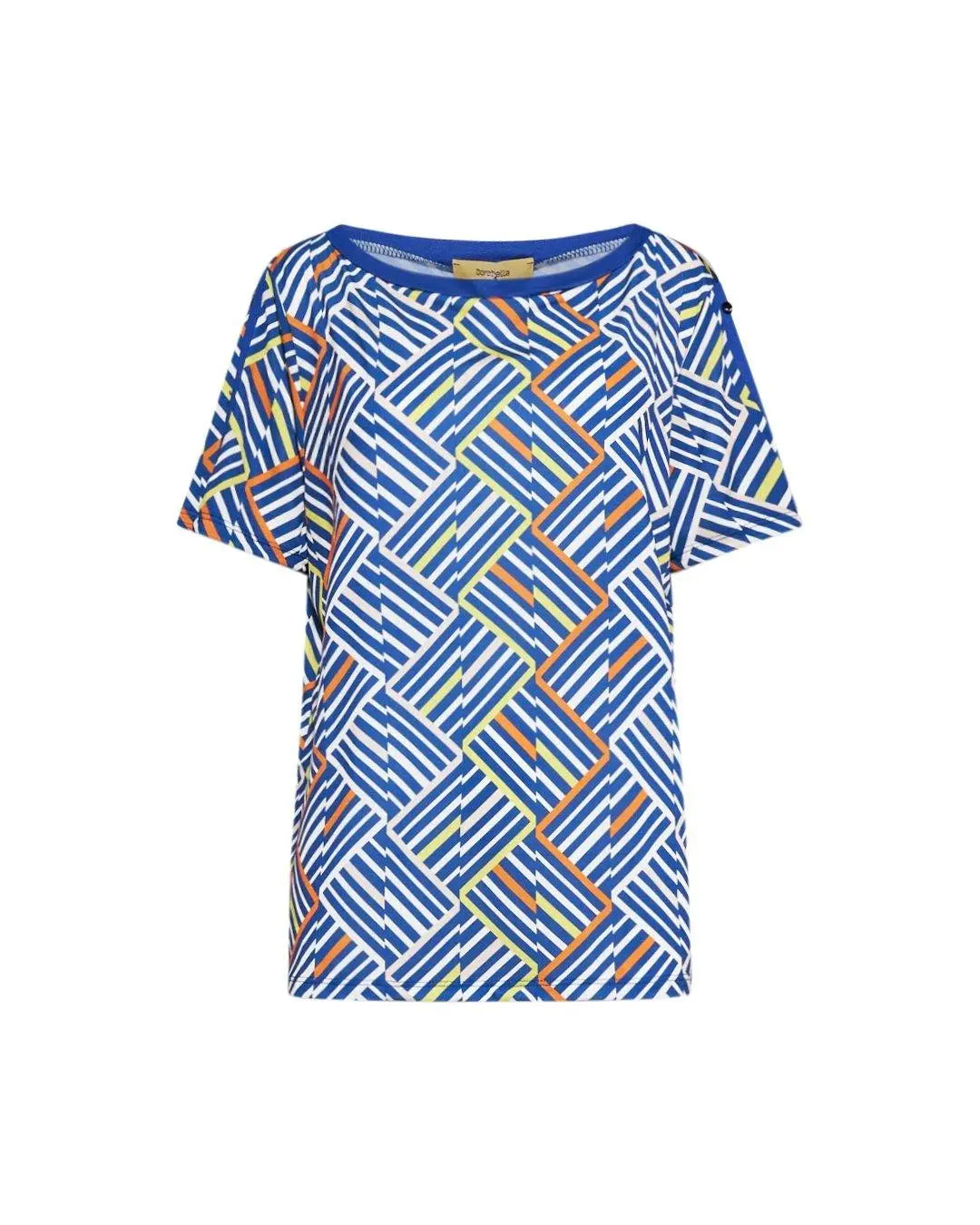 Maglia in fantasia con dettaglio bottoncini TAMPONE DORABELLA PIU' 49