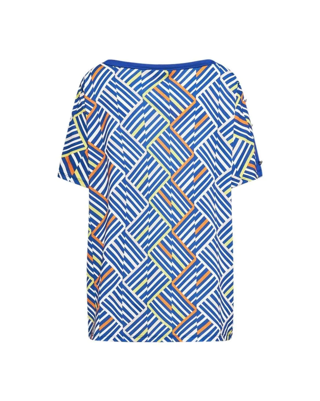 Maglia in fantasia con dettaglio bottoncini TAMPONE DORABELLA PIU'