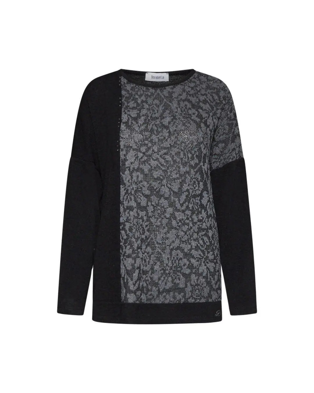 Maglia in fantasia floreale GRIGIO DORABELLA XXL