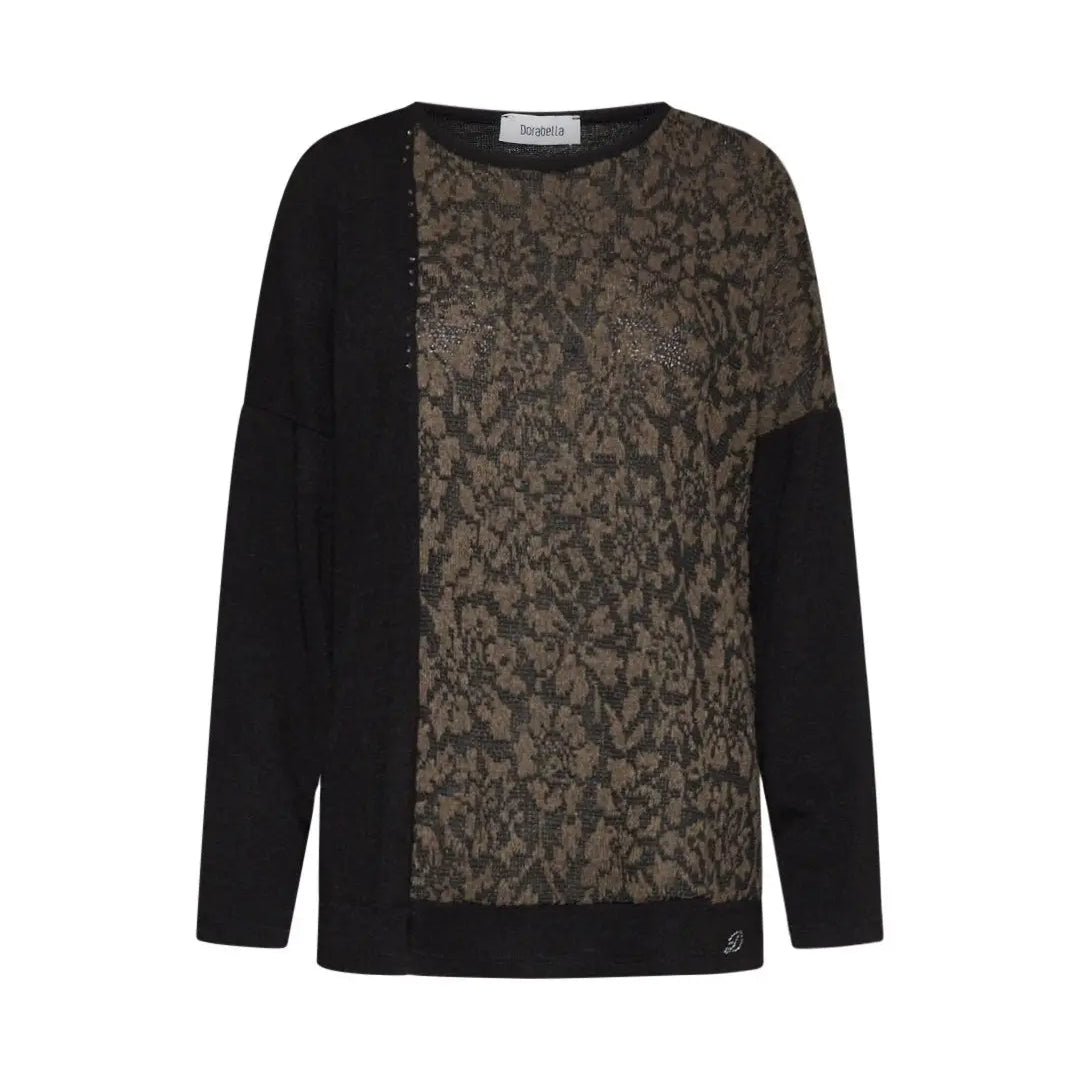 Maglia in fantasia floreale MORO DORABELLA XXL