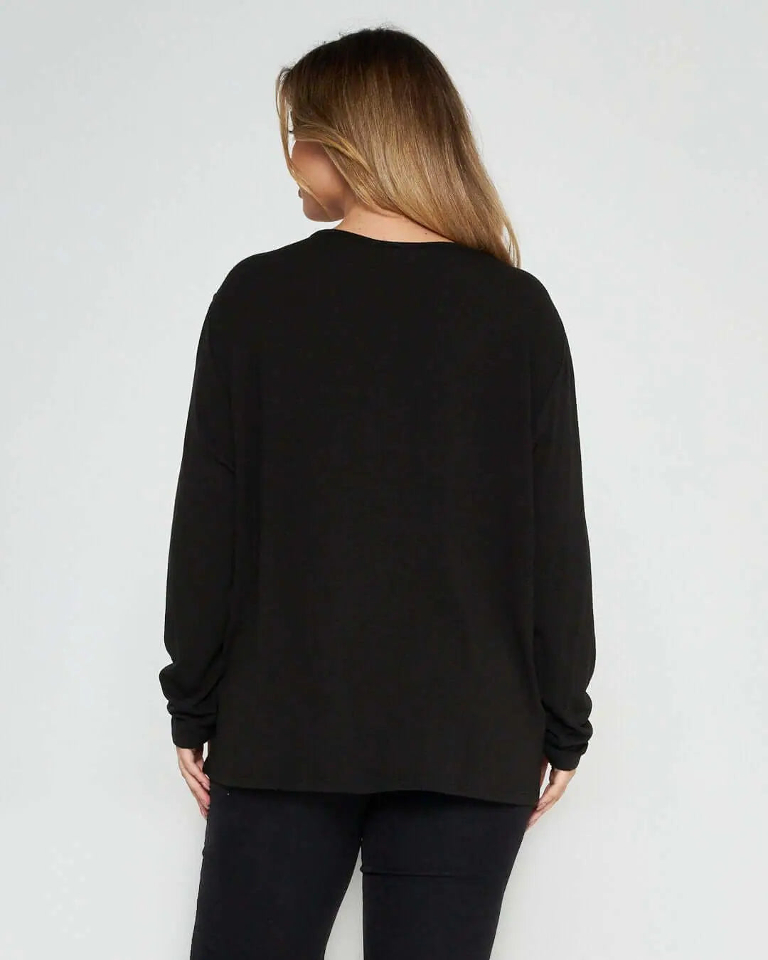 Maglia in fantasia geometrica NERO-CUOIO DORABELLA PIU'