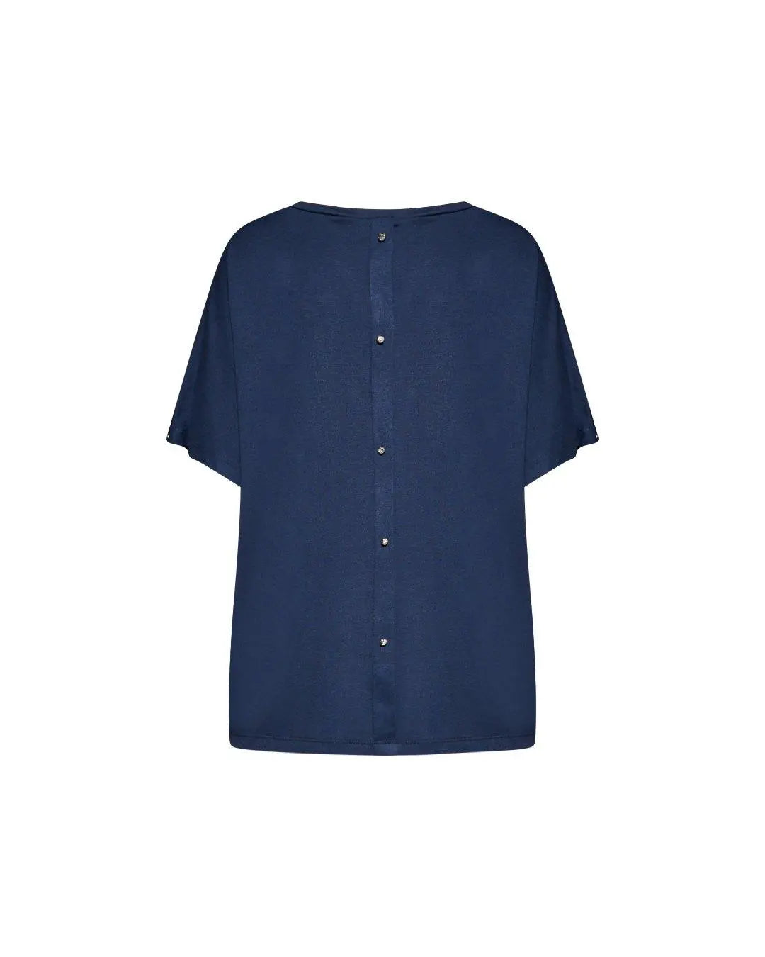 Maglia in fantasia in viscosa BLU DORABELLA